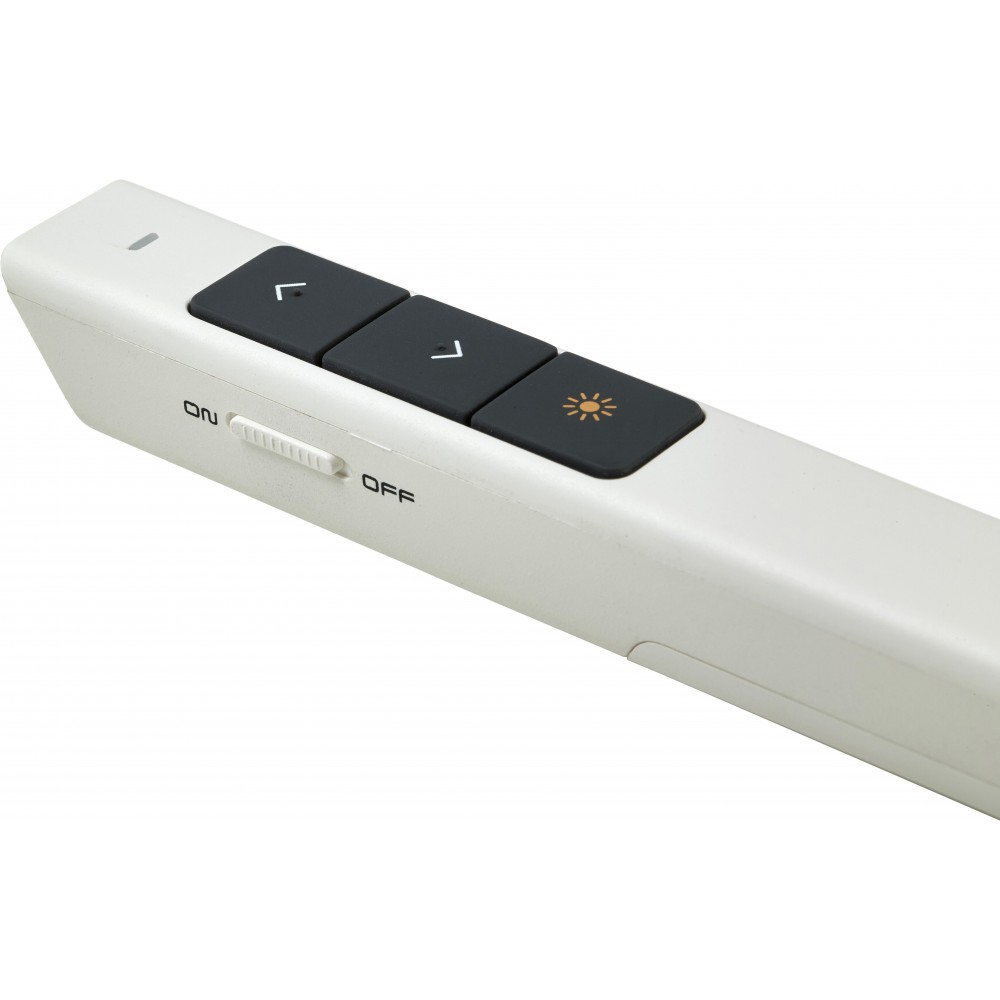 Lézerpointer USB csatlakozóval, fehér (lézerpointer)