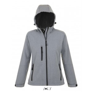 Sols Replay ni kapucnis softshell dzseki, Grey Melange